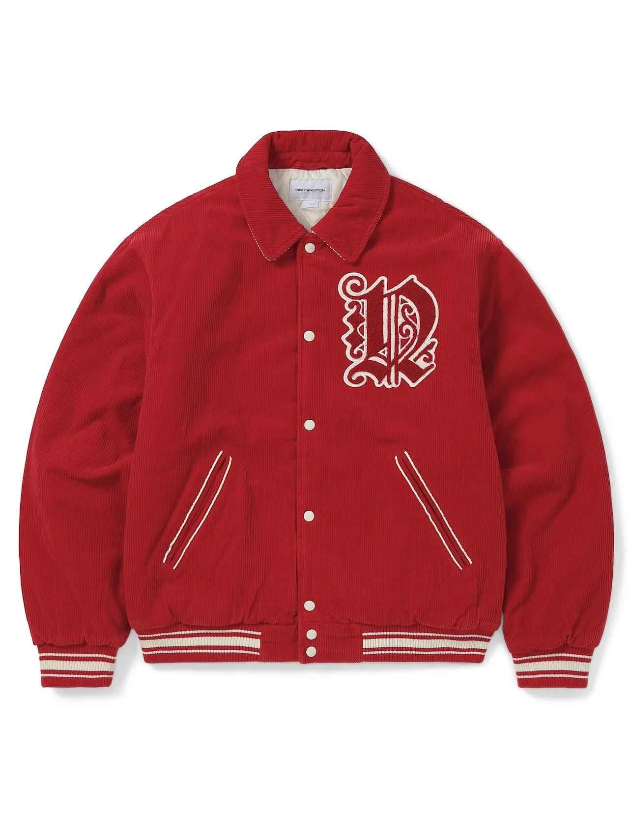 Fortuna Corduroy Varsity Jacket sold by thisisneverthat
