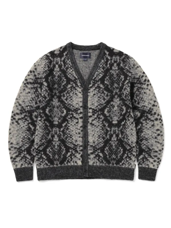 Python Jacquard Knit Cardigan sold by thisisneverthat