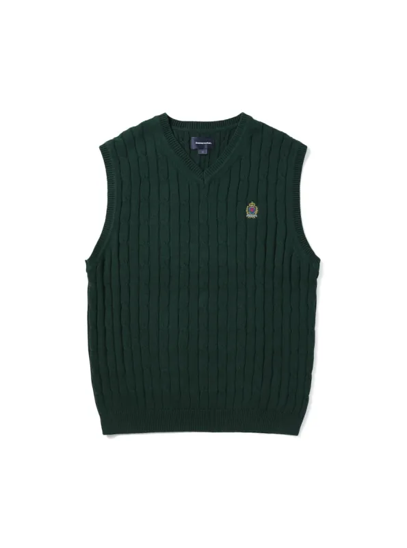 Crown Knit Vest sold by thisisneverthat