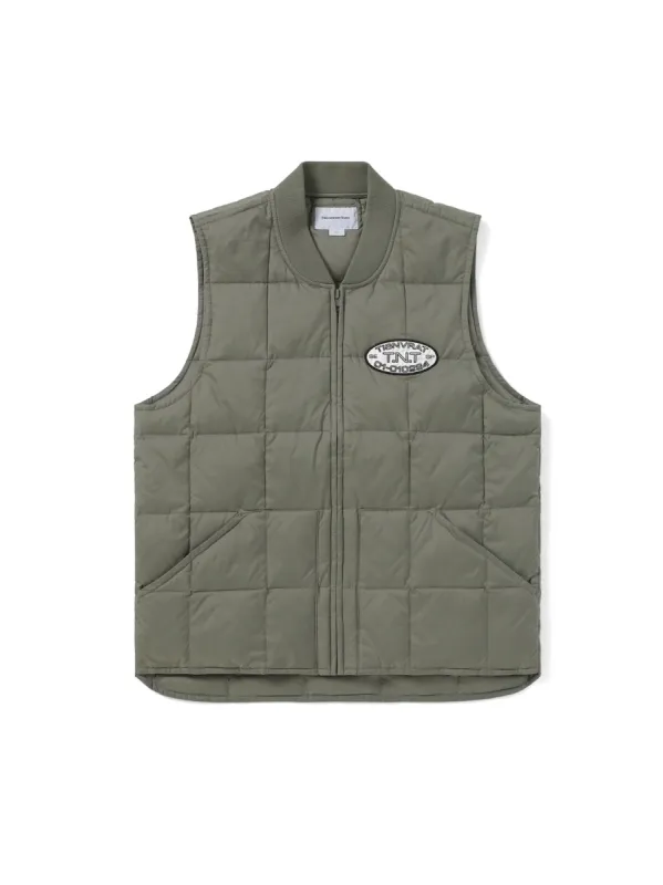 Ripstop Quilted Down Vest sold by thisisneverthat