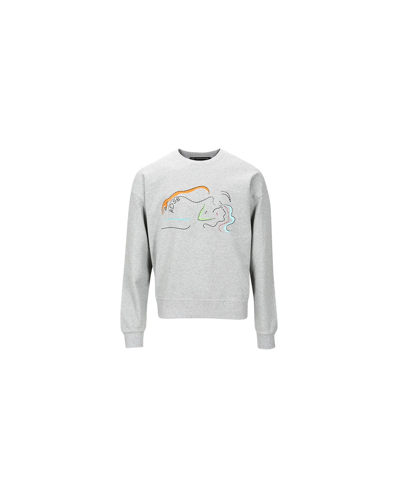 (ESSENTIAL)UNISEX HOT SPRINGS SWEATSHIRTS atb1042u(GREY) sold by Andersson Bell product image thumbnail 2