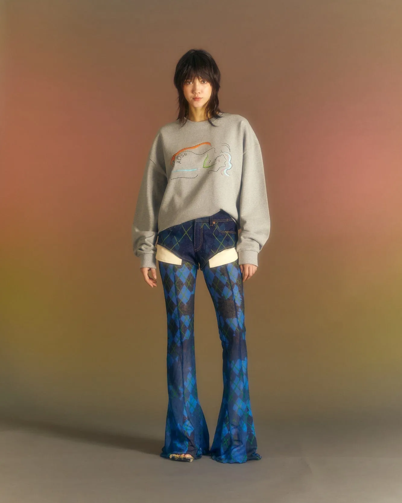 (ESSENTIAL)UNISEX HOT SPRINGS SWEATSHIRTS atb1042u(GREY) sold by Andersson Bell product image thumbnail 5