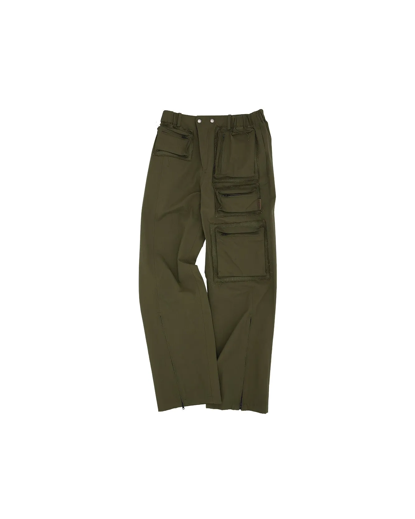 RAW EDGE MULTI-POCKET PANTS apa681m(KHAKI) sold by Andersson Bell product image thumbnail 2