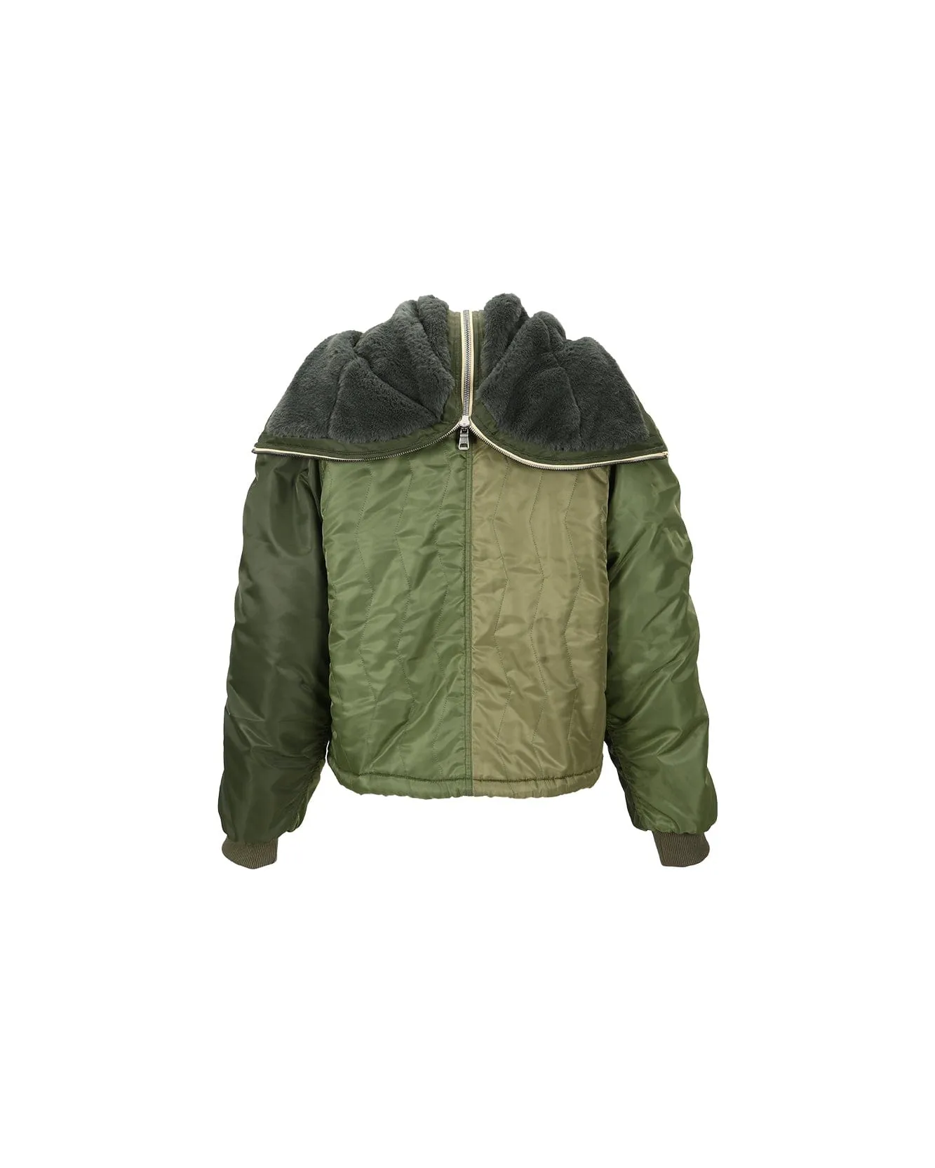 UNISEX N2B BOMBER JACKET awa566u(KHAKI) sold by Andersson Bell product image thumbnail 4