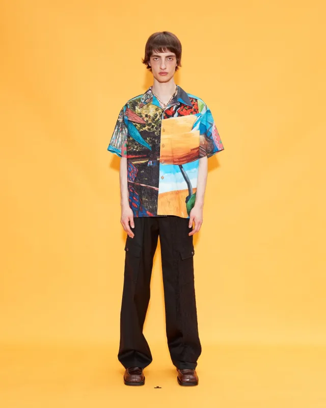 UNISEX IMPRESSIONIST PRINTED SHIRT atb685u(RED) sold by Andersson Bell