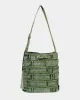 BELT DENIM MESSENGER BIG BAG aaa368u(WASHED GREEN) sold by Andersson Bell
