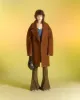 UNISEX LEON PEA COAT awa558u(BROWN) sold by Andersson Bell
