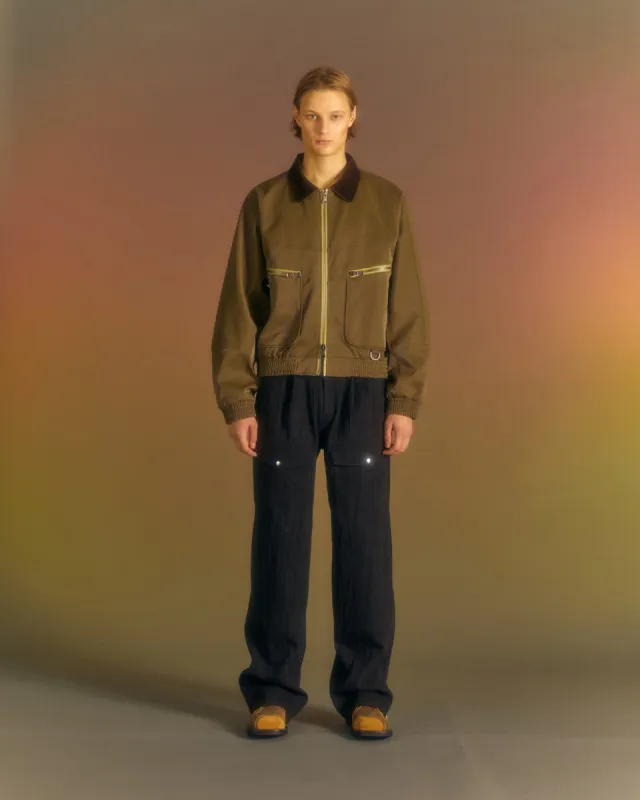 NEW ORTEGA23 BOMBER JACKET awa569m(KHAKI) sold by Andersson Bell