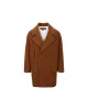 UNISEX LEON PEA COAT awa558u(BROWN) sold by Andersson Bell