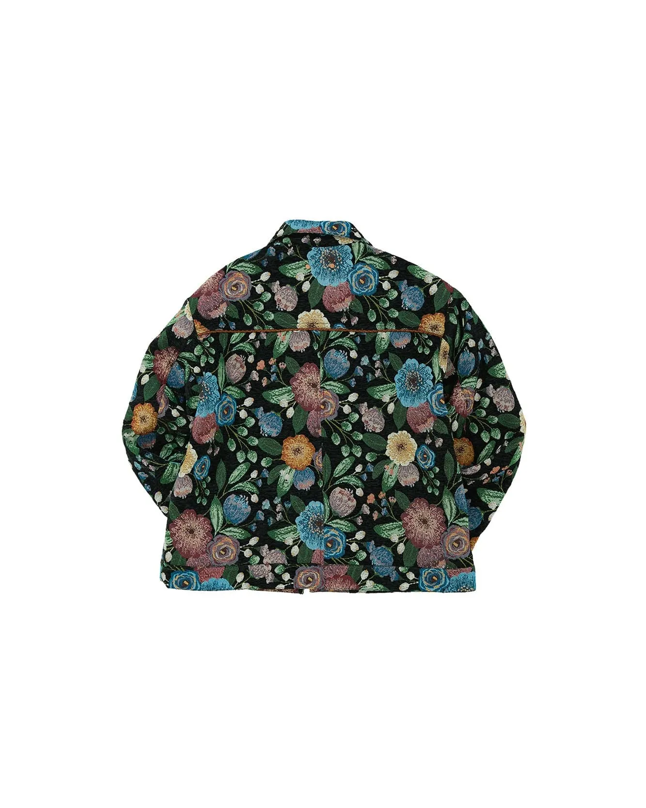 FLOVER JACQUARED TRUCKER JACKET awa463m(BLACK) sold by Andersson Bell product image thumbnail 3
