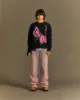 ARGYLE CREW-NECK SWEATER atb1025m(BLACK) sold by Andersson Bell