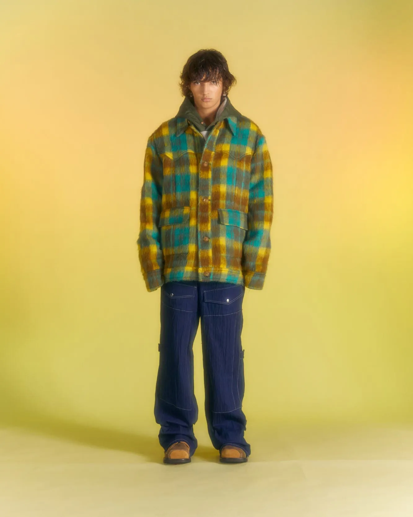 PAULEN DENIM CARGO PANTS apa672m(BLUE) sold by Andersson Bell product image thumbnail 5