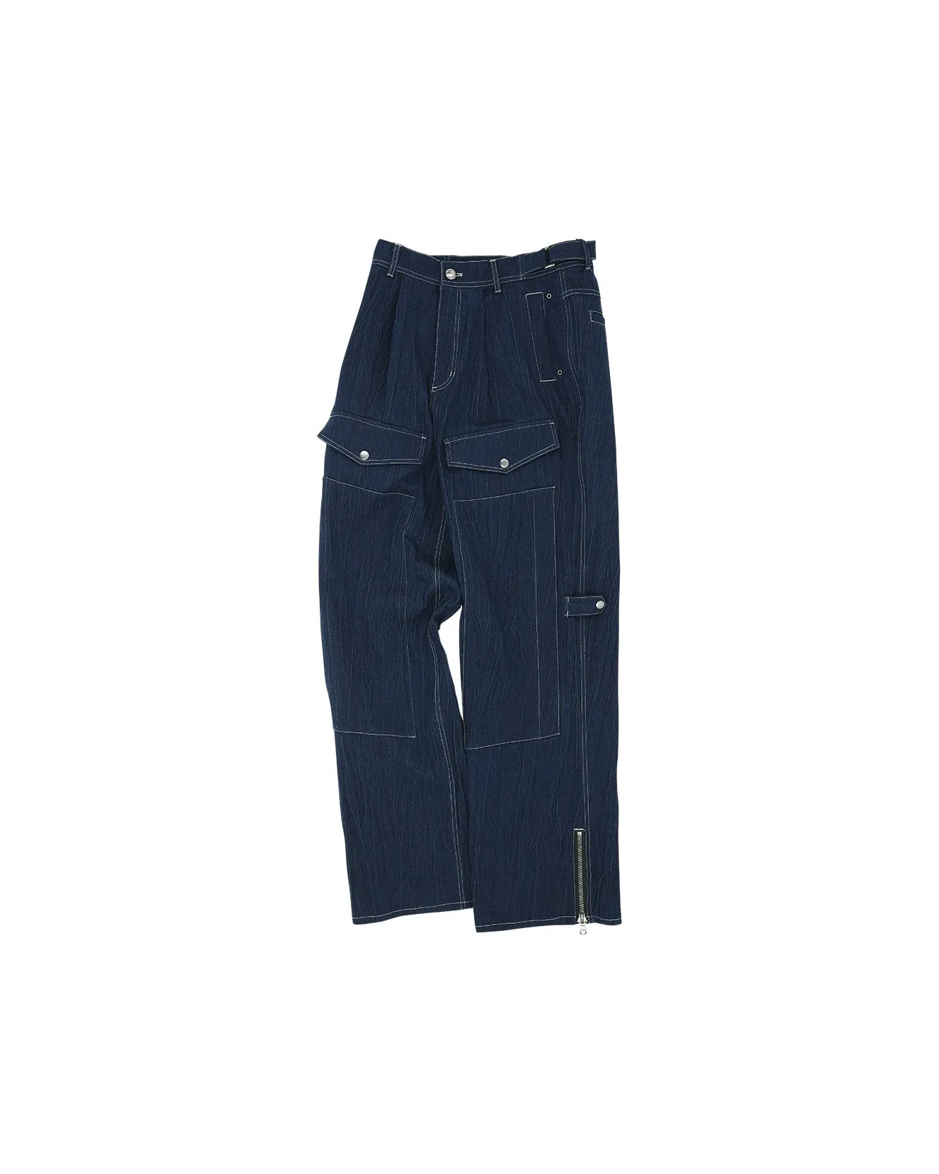 PAULEN DENIM CARGO PANTS apa672m(BLUE) sold by Andersson Bell product image thumbnail 2