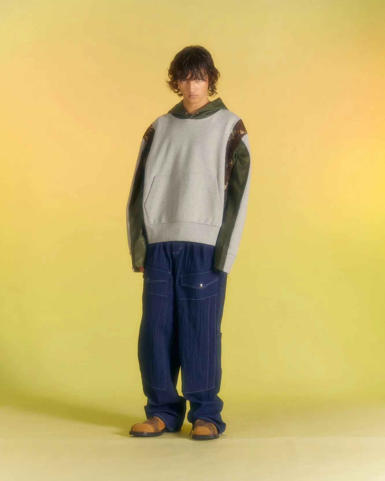 PAULEN DENIM CARGO PANTS apa672m(BLUE) sold by Andersson Bell product image thumbnail 4