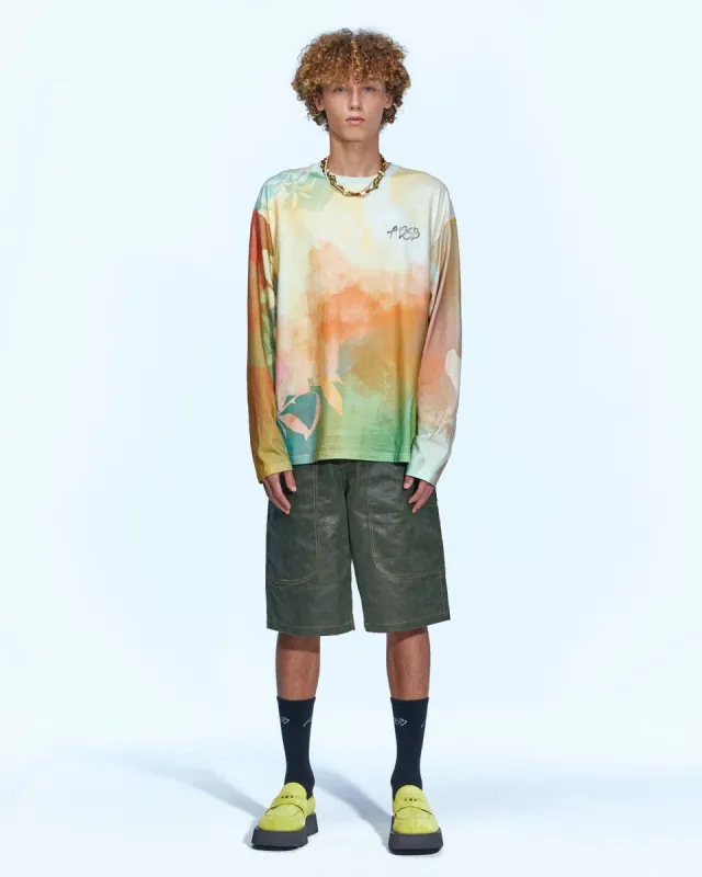 (ESSENTIAL) RHINO TIE DYE PRINT L/S T-SHIRT atb973m(MULTI) sold by Andersson Bell