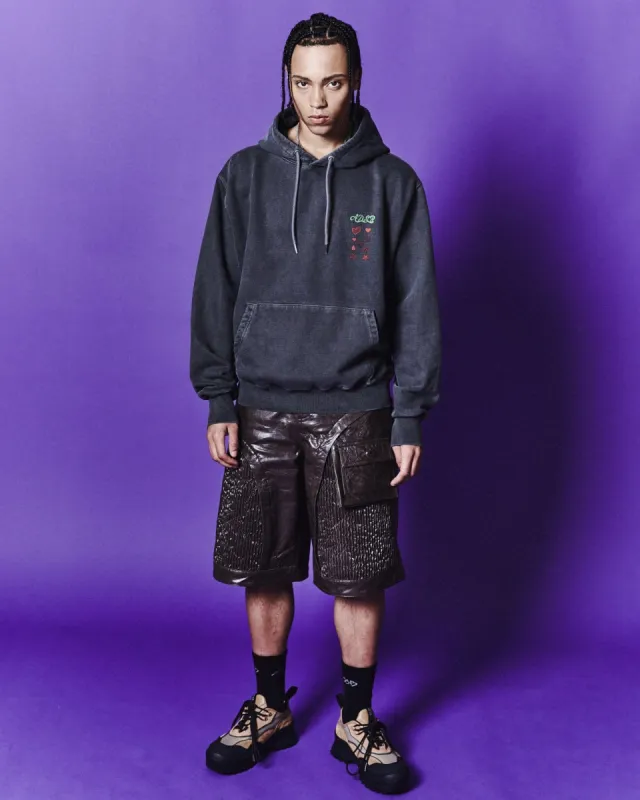 (ESSENTIAL) ADSB HEARTS CARD HOODIE atb1084u(CHARCOAL) sold by Andersson Bell