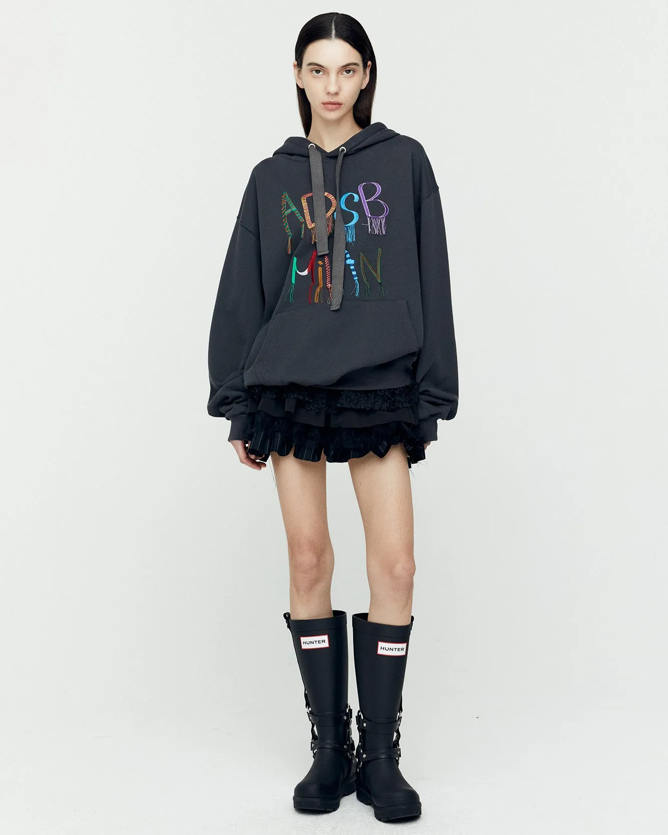 (ESSENTIAL) UNISEX ADSB MILAN EMBROIDERY HOODIE atb1148u(CHARCOAL) sold by Andersson Bell