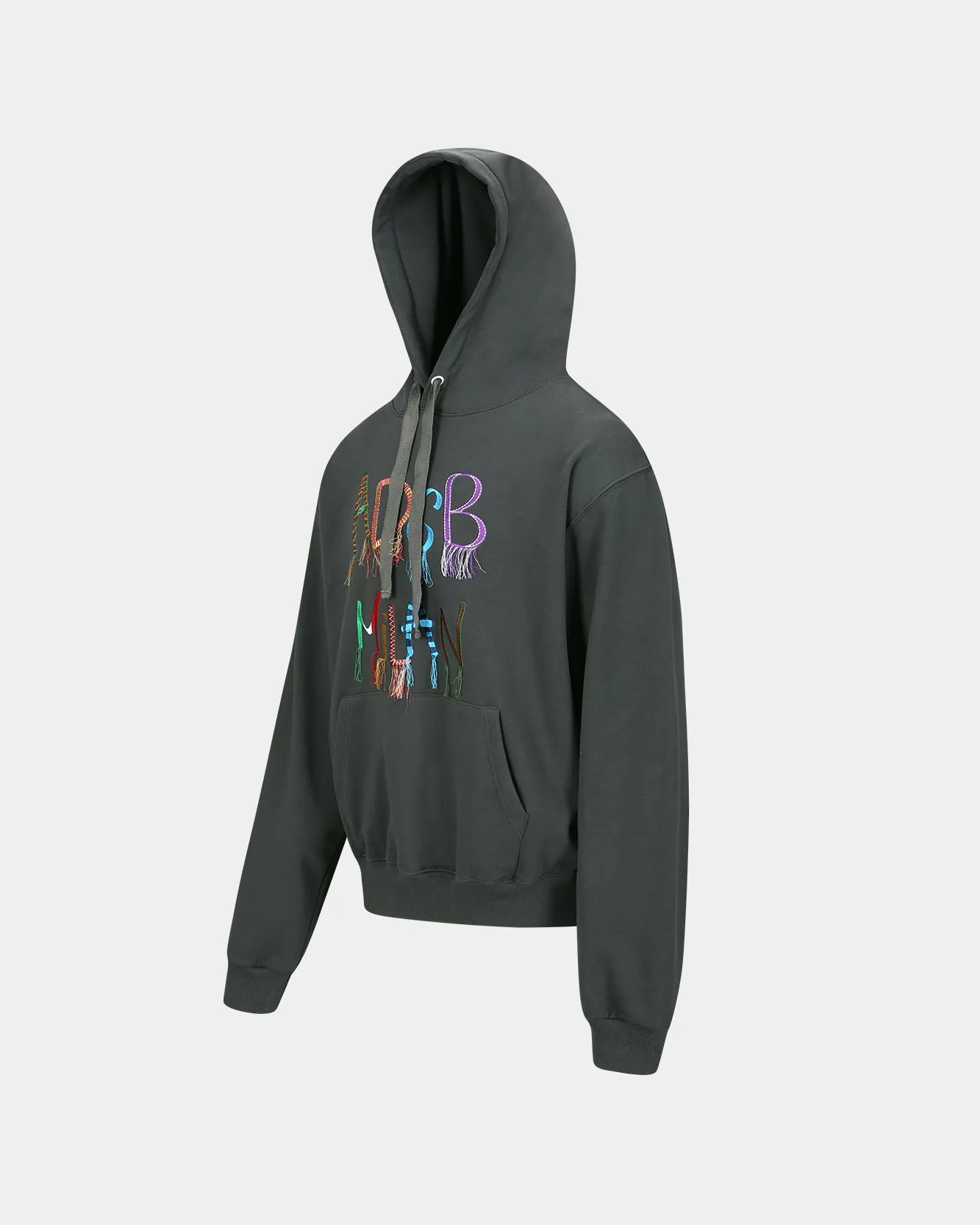 (ESSENTIAL) UNISEX ADSB MILAN EMBROIDERY HOODIE atb1148u(CHARCOAL) sold by Andersson Bell product image thumbnail 3