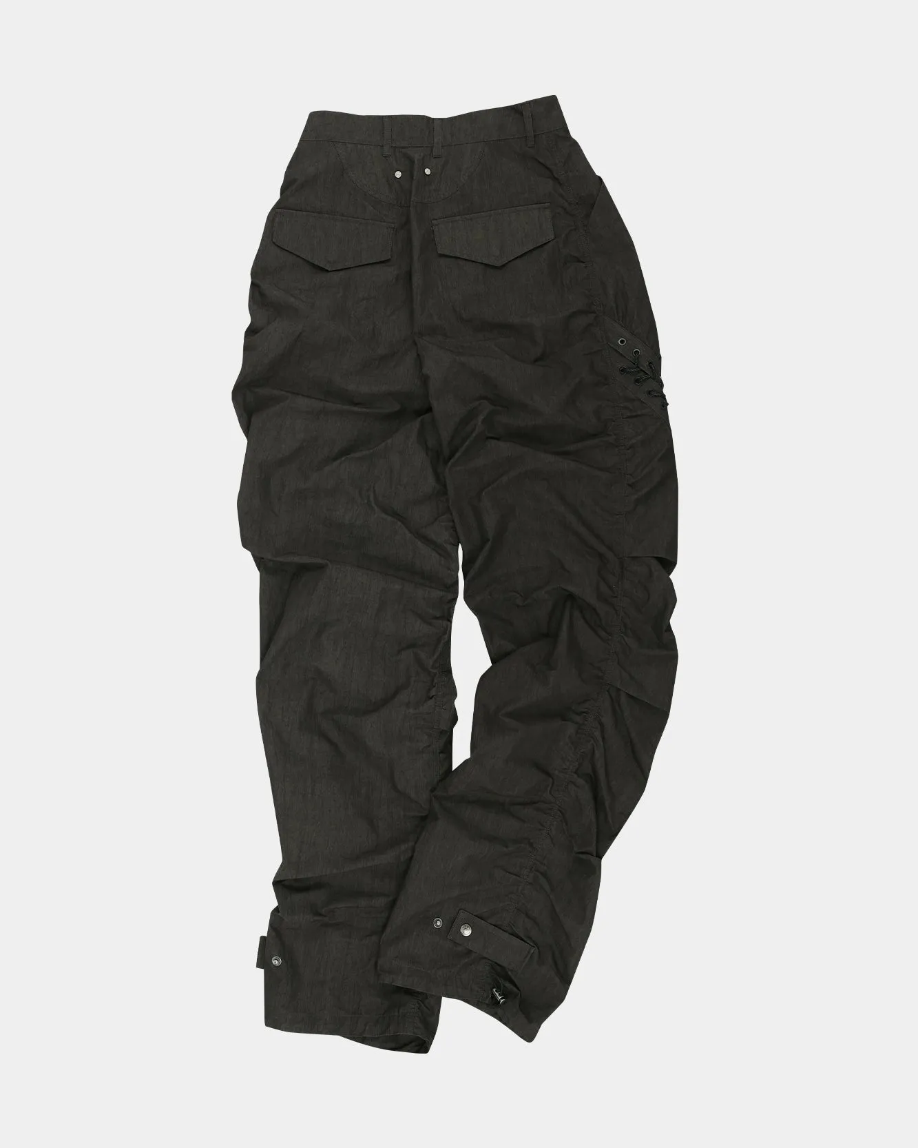 DUA LACE-UP PANTS apa737m(CHARCOAL) sold by Andersson Bell product image thumbnail 3