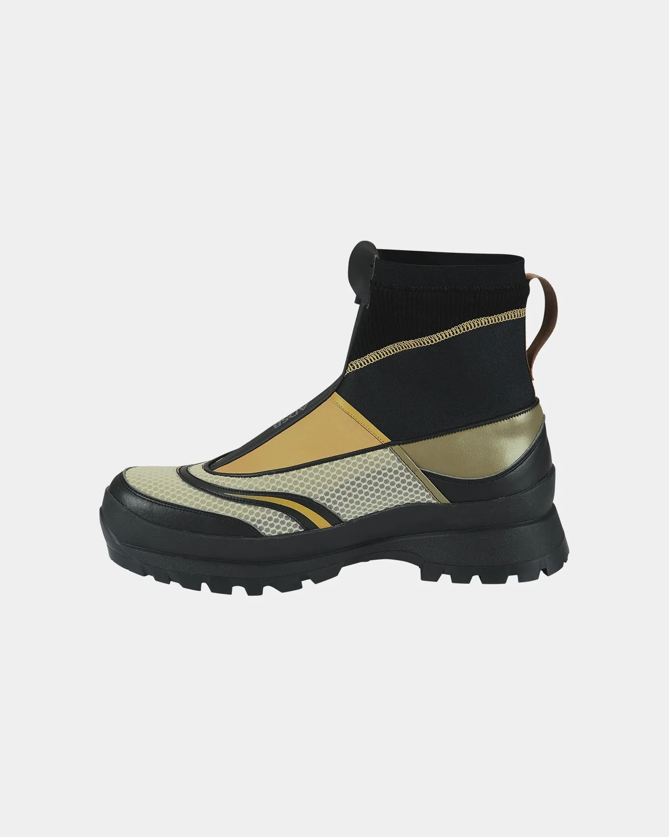 UNISEX MATTIO ZIP-UP TRAINER aaa387u(KHAKI) sold by Andersson Bell product image thumbnail 4