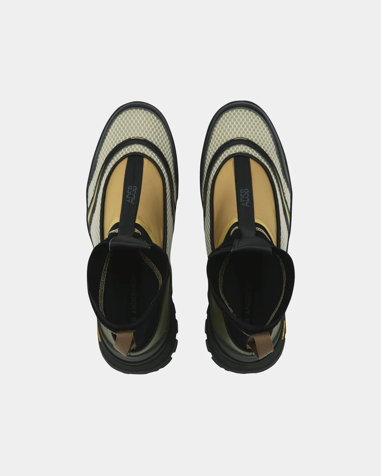 UNISEX MATTIO ZIP-UP TRAINER aaa387u(KHAKI) sold by Andersson Bell product image thumbnail 3