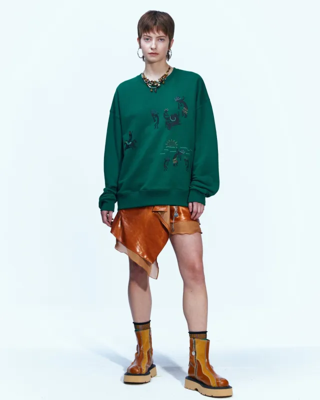 (ESSENTIAL) UNISEX SUN DANCE SWEATSHIRT atb900u(GREEN) sold by Andersson Bell