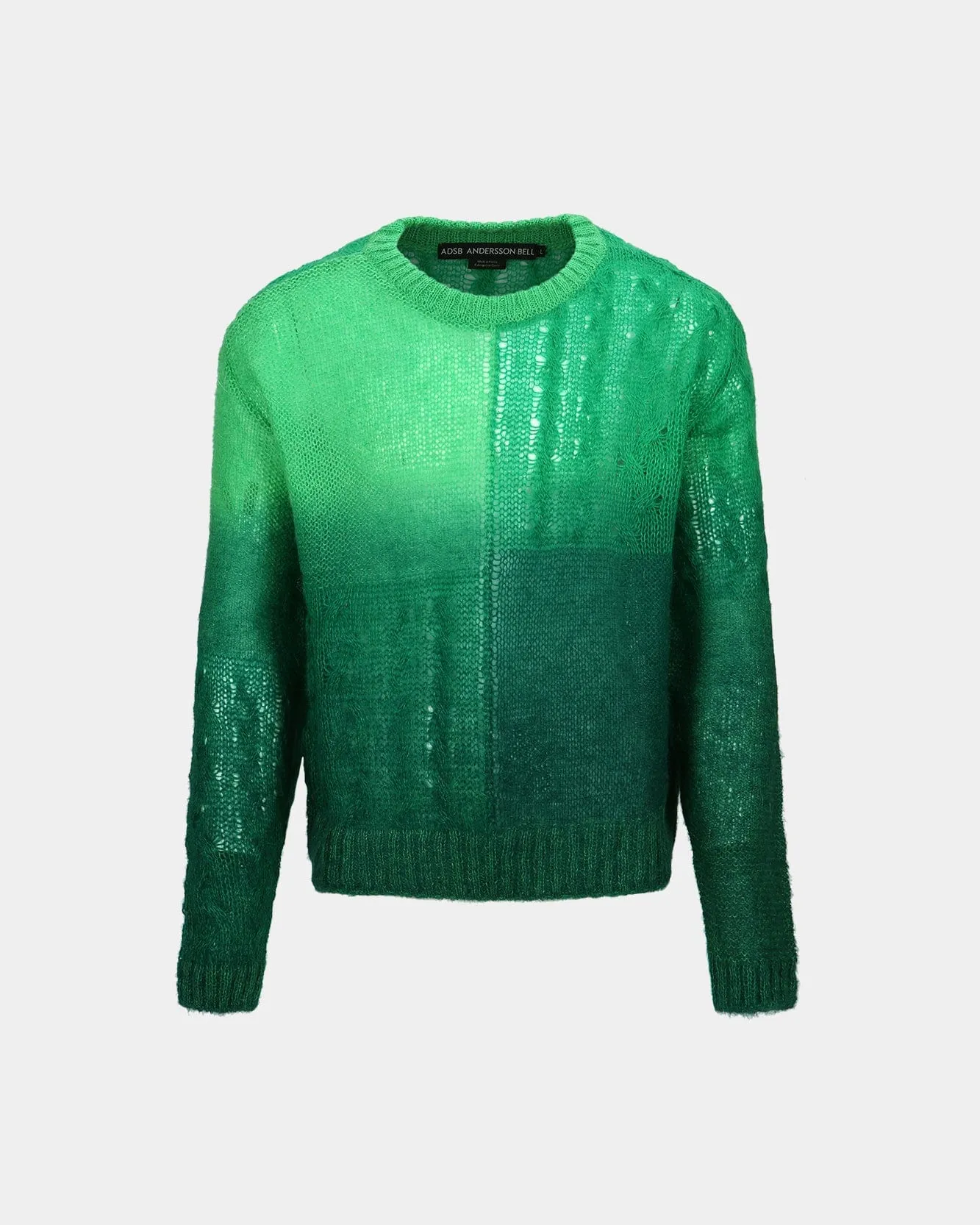 FORESK MOHAIR CREW-NECK SWEATER atb1067m(GREEN) sold by Andersson Bell product image thumbnail 2