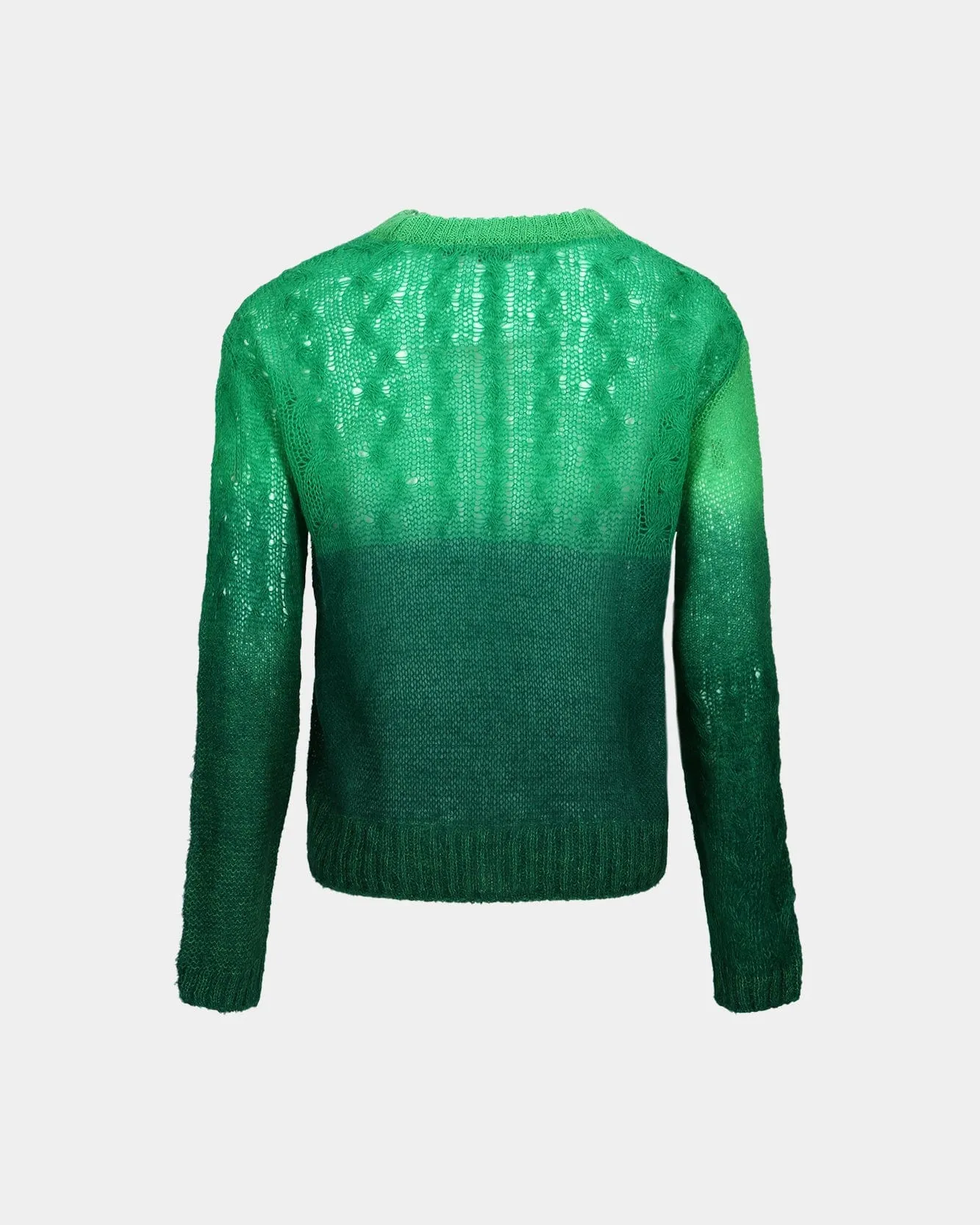 FORESK MOHAIR CREW-NECK SWEATER atb1067m(GREEN) sold by Andersson Bell product image thumbnail 4