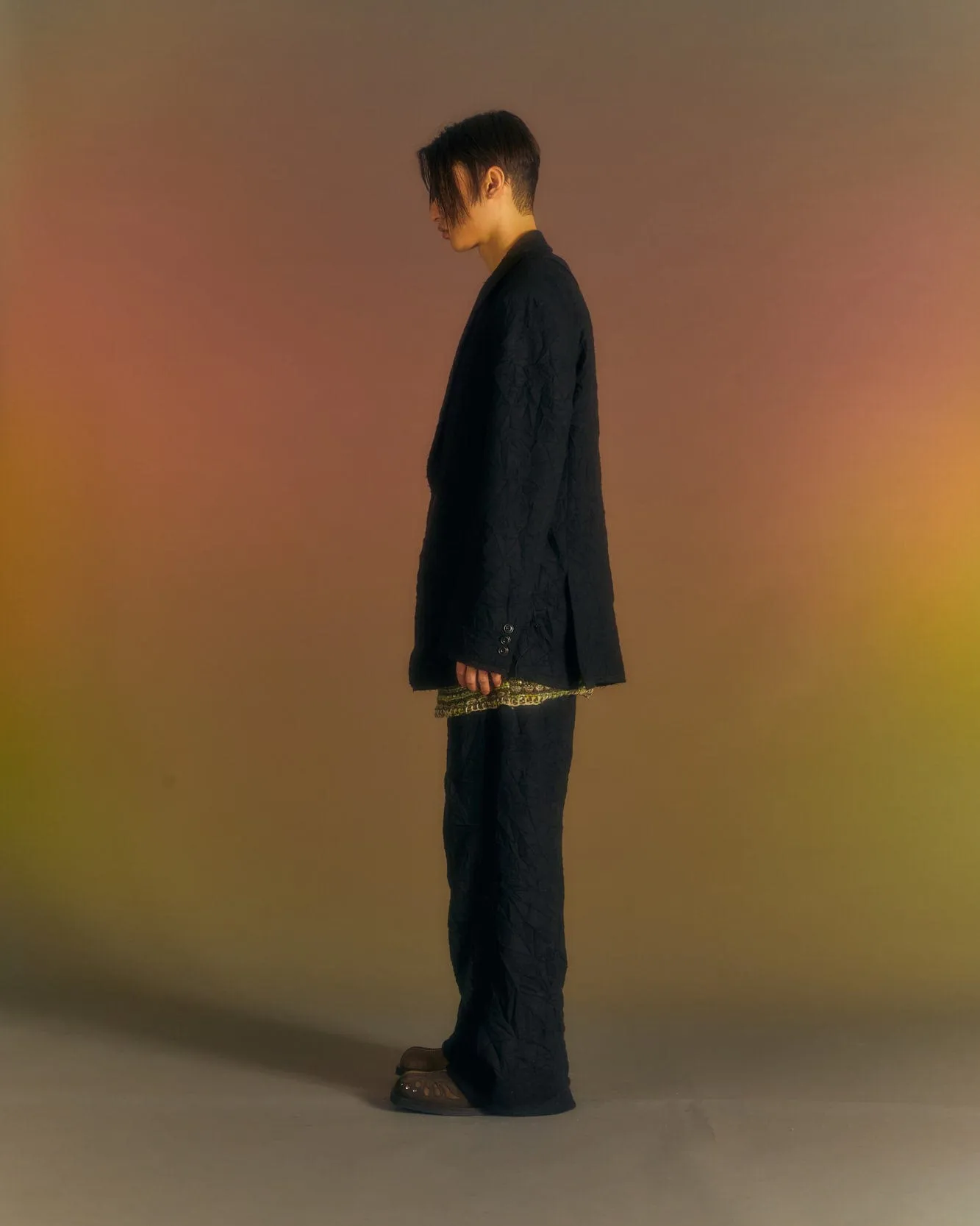 BELFORT WOOL JACKET awa574m(BLACK) sold by Andersson Bell product image thumbnail 5