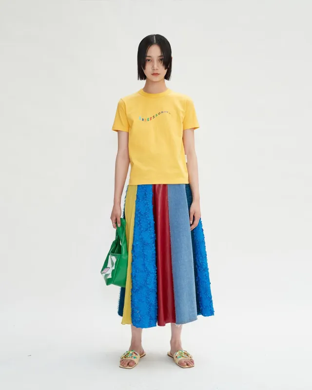 RAINBOW FLOW T-SHIRTS atb697w(YELLOW) sold by Andersson Bell