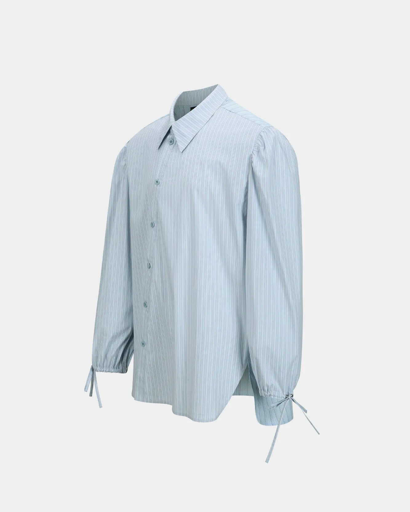 BOUQUET STRIPE ASYMMETRIC SHIRTS atb1140m(BLUE STRIPE) sold by Andersson Bell product image thumbnail 3