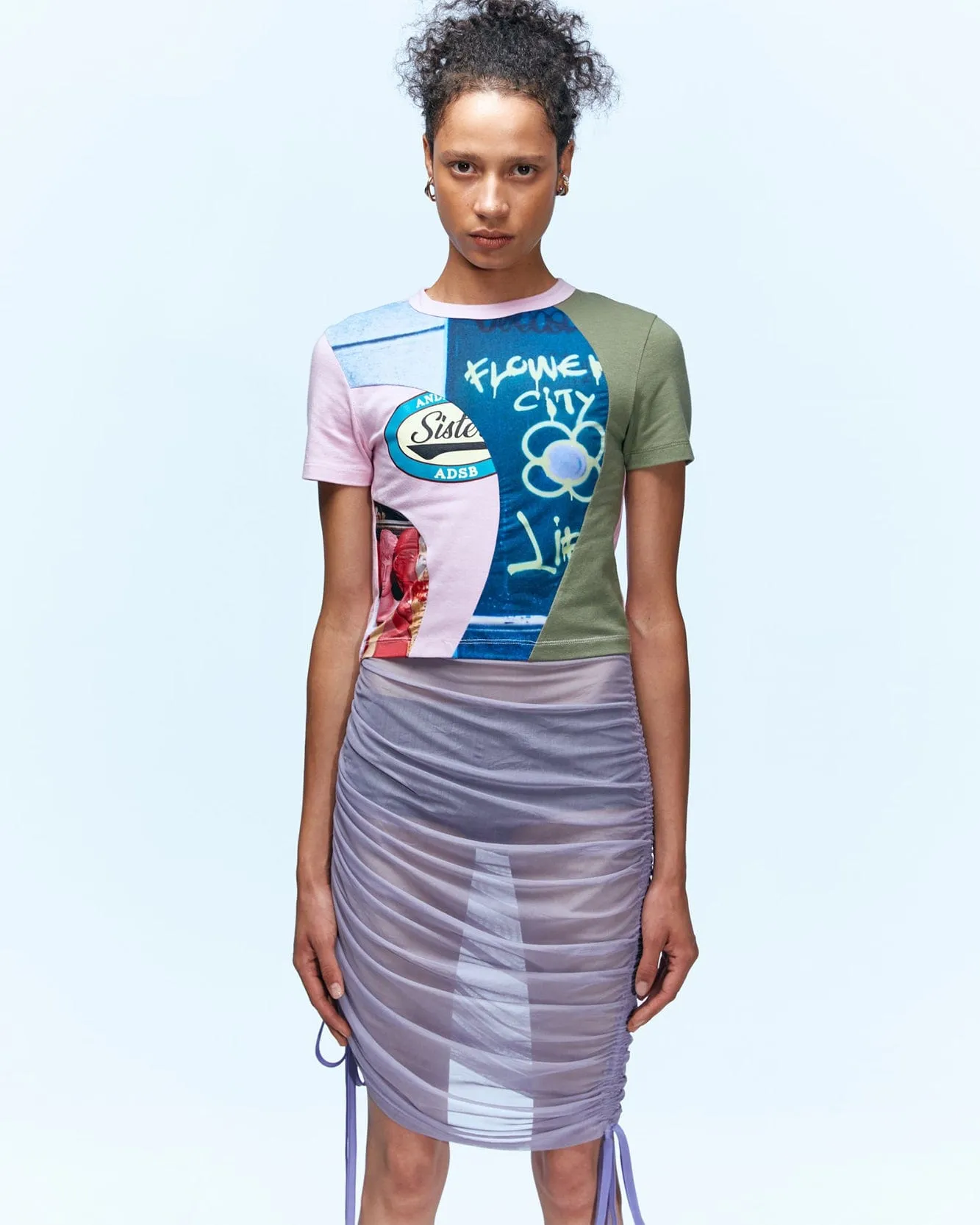 (ESSENTIAL) ADSB FILM ARCHIVE TIGHT T-SHIRTS atb968w(PINK) sold by Andersson Bell product image thumbnail 5