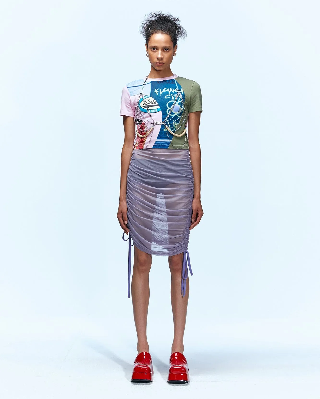 (ESSENTIAL) ADSB FILM ARCHIVE TIGHT T-SHIRTS atb968w(PINK) sold by Andersson Bell