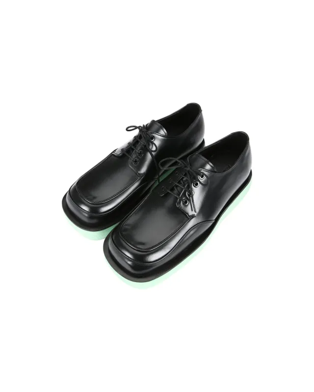 SQUARE MATINE 23 DERBY SHOES aaa327m(BLACK) made by Andersson Bell
