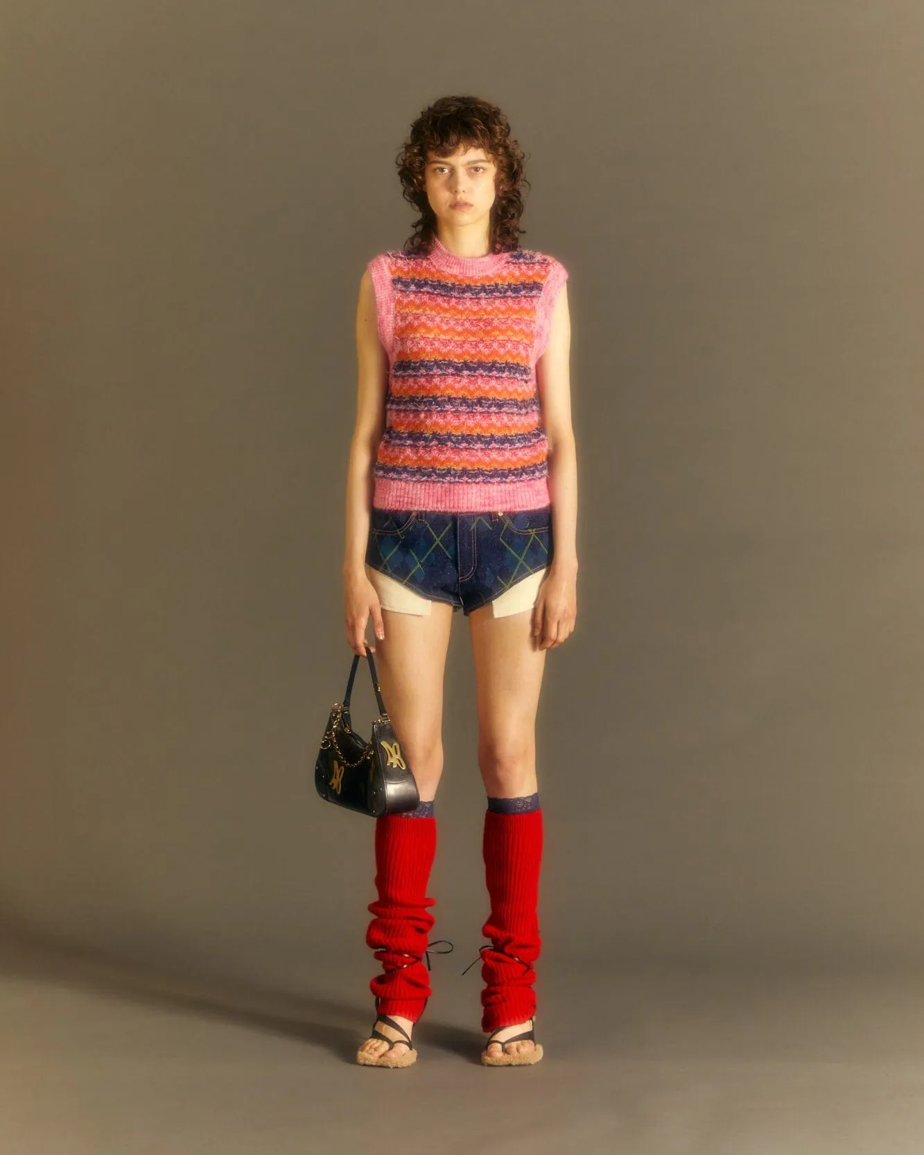 UNISEX CANDY CREW-NECK VEST atb1016u(PINK) sold by Andersson Bell