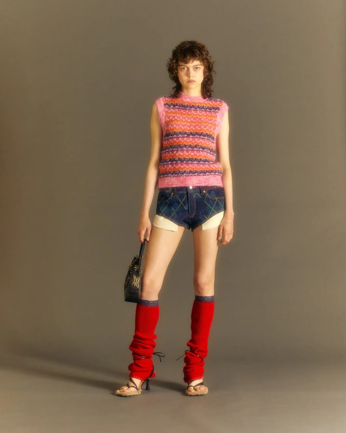 UNISEX CANDY CREW-NECK VEST atb1016u(PINK) sold by Andersson Bell product image thumbnail 5