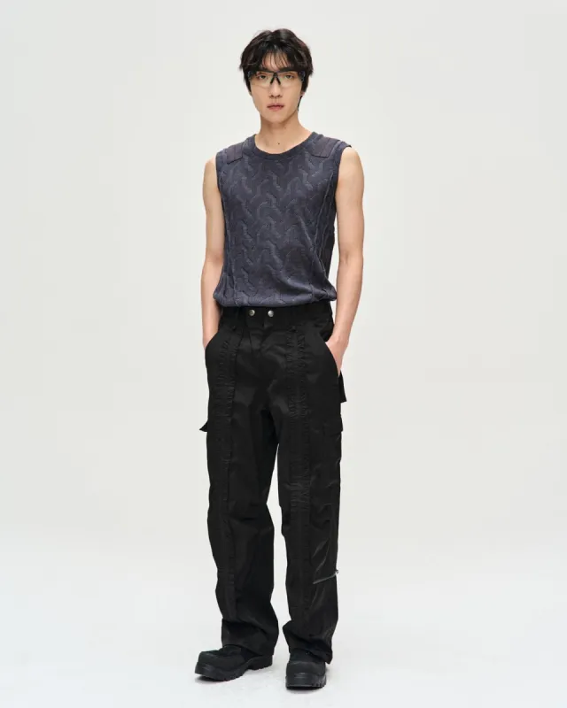 WADEN MILITARY SLEEVELESS atb1077m(CHARCOAL) sold by Andersson Bell