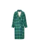 (WOMEN) CARIN CHECK RAGLAN COAT awa543w(GREEN/BLUE) sold by Andersson Bell