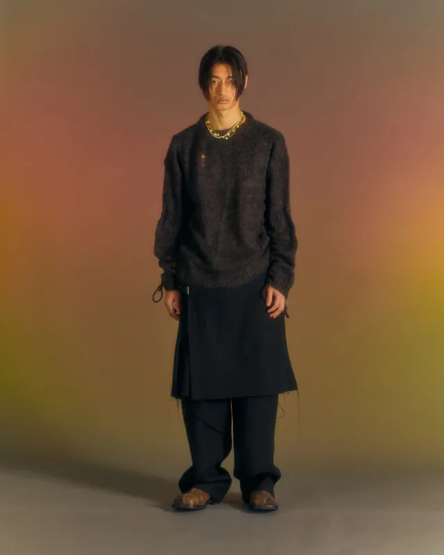COLBINE CREW-NECK SWEATER atb1015m(CHARCOAL) sold by Andersson Bell