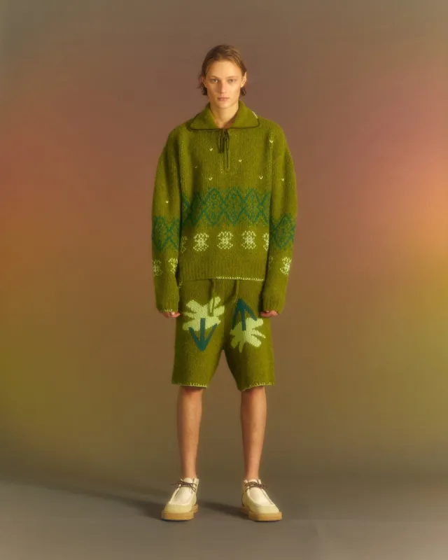 TETLIN HALF ZIP-UP SWEATER atb1037m(KHAKI) sold by Andersson Bell
