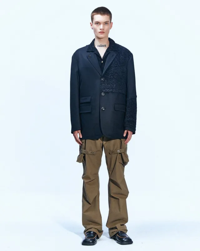 REVERSIBLE WOOL DENIM JACKET awa501m(BLACK) sold by Andersson Bell