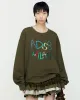 (ESSENTIAL) UNISEX ADSB MILAN EMBROIDERY SWEATSHIRTS atb1149u(KHAKI) sold by Andersson Bell