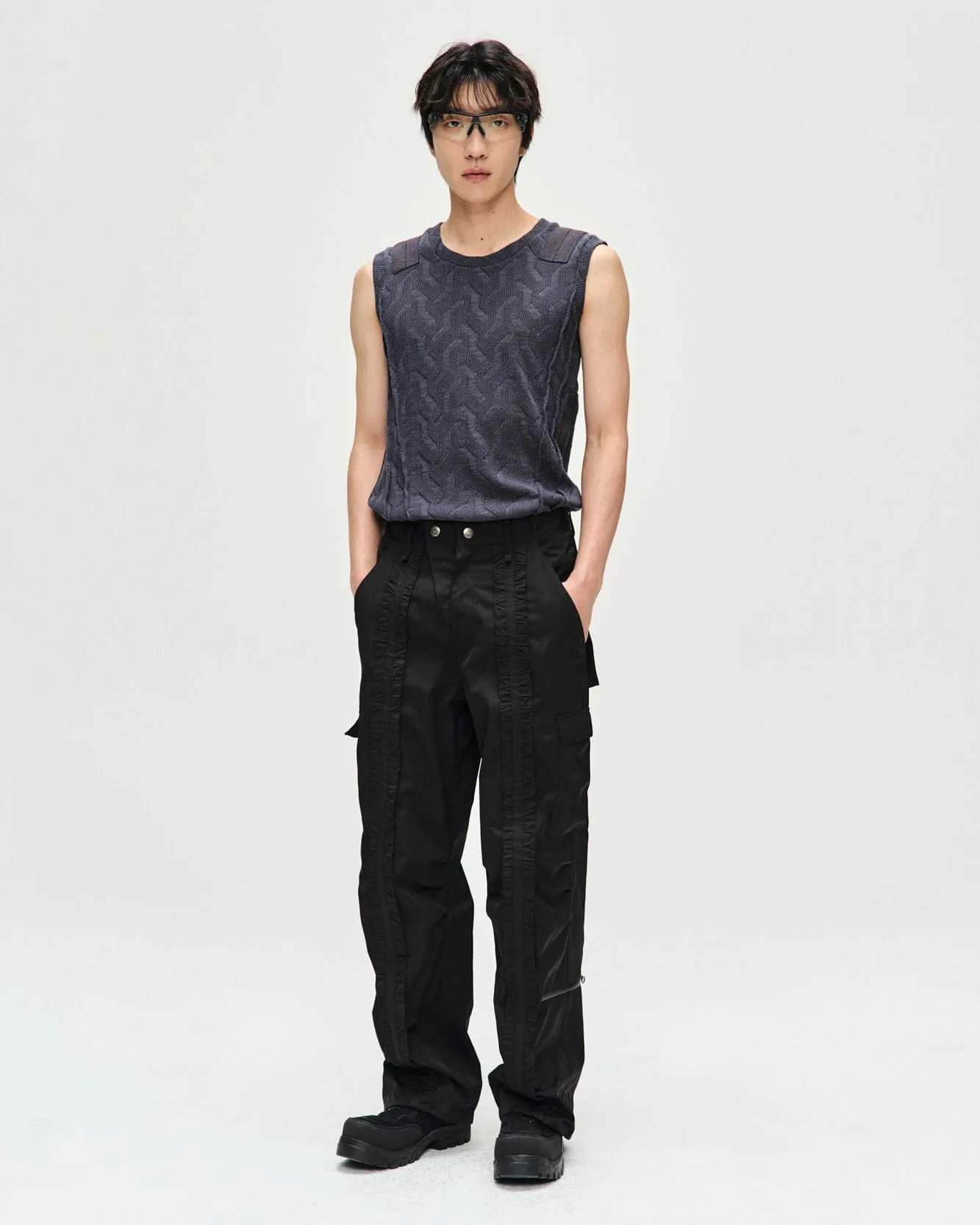 KENLEY CARGO PANTS apa702m(BLACK) sold by Andersson Bell