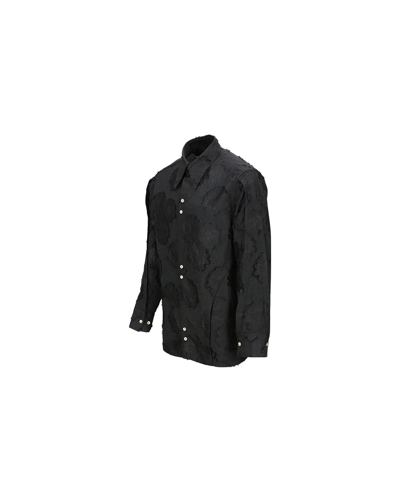 FLOWER EMBROIDERY SHIRTS atb1026m(BLACK) sold by Andersson Bell product image thumbnail 3