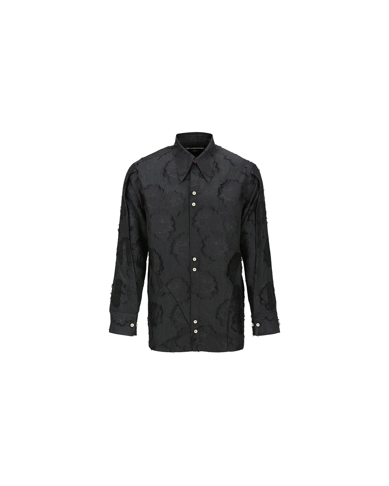 FLOWER EMBROIDERY SHIRTS atb1026m(BLACK) sold by Andersson Bell product image thumbnail 2