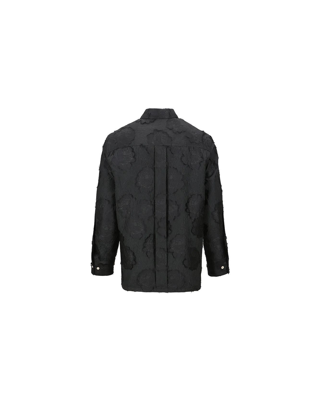 FLOWER EMBROIDERY SHIRTS atb1026m(BLACK) sold by Andersson Bell product image thumbnail 4