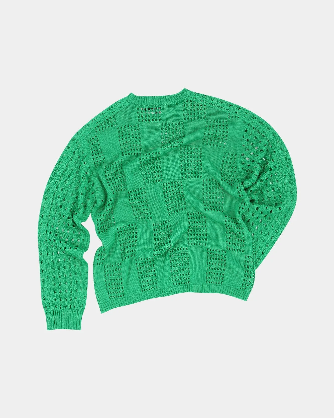 RODRI CREW-NECK SWEATER atb1071m(GREEN) sold by Andersson Bell product image thumbnail 3