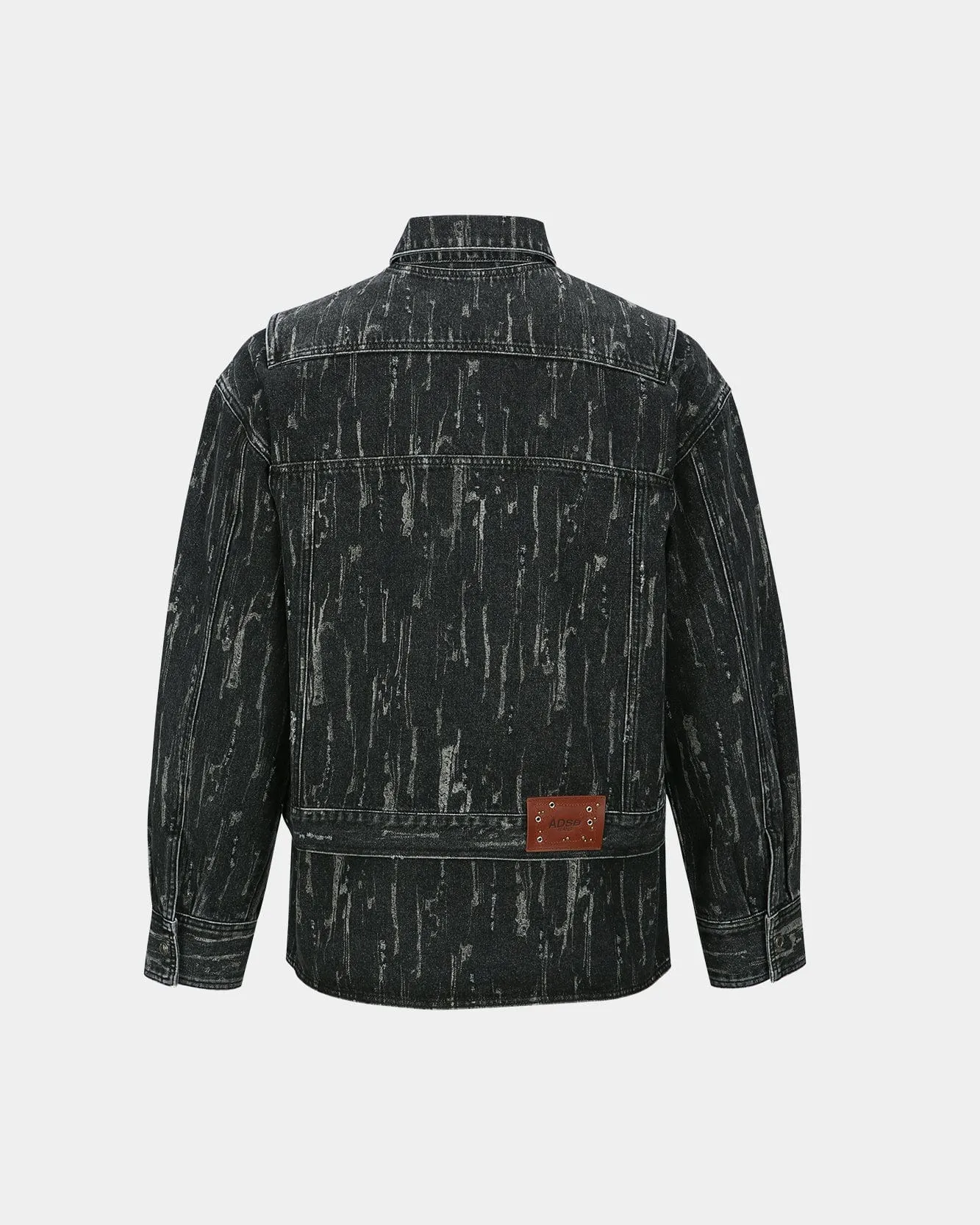 LAYERED DENIM JACKET awa580m(BLACK) sold by Andersson Bell product image thumbnail 4