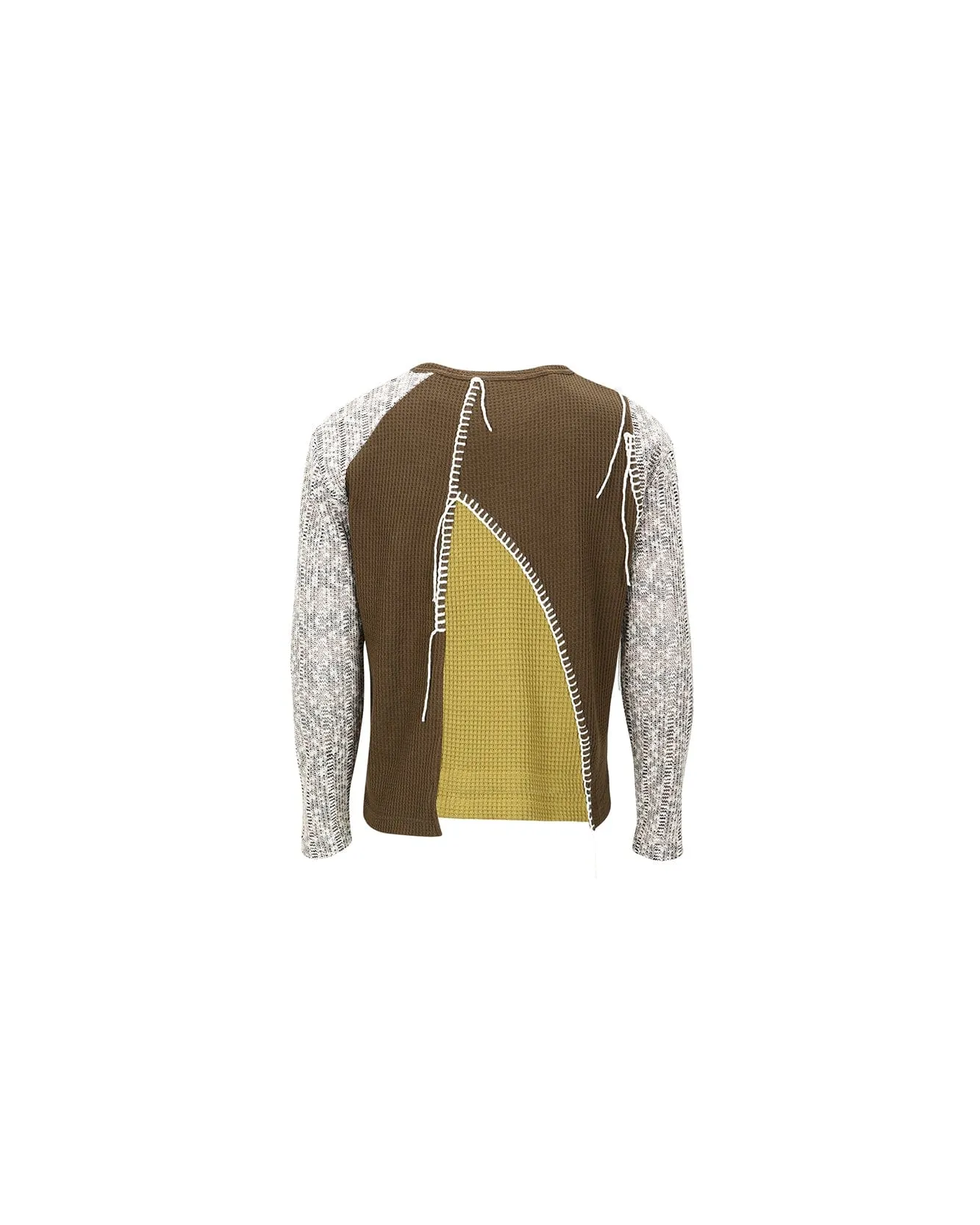 CHATRE CREW-NECK SWEATER atb1014m(BROWN) sold by Andersson Bell product image thumbnail 4