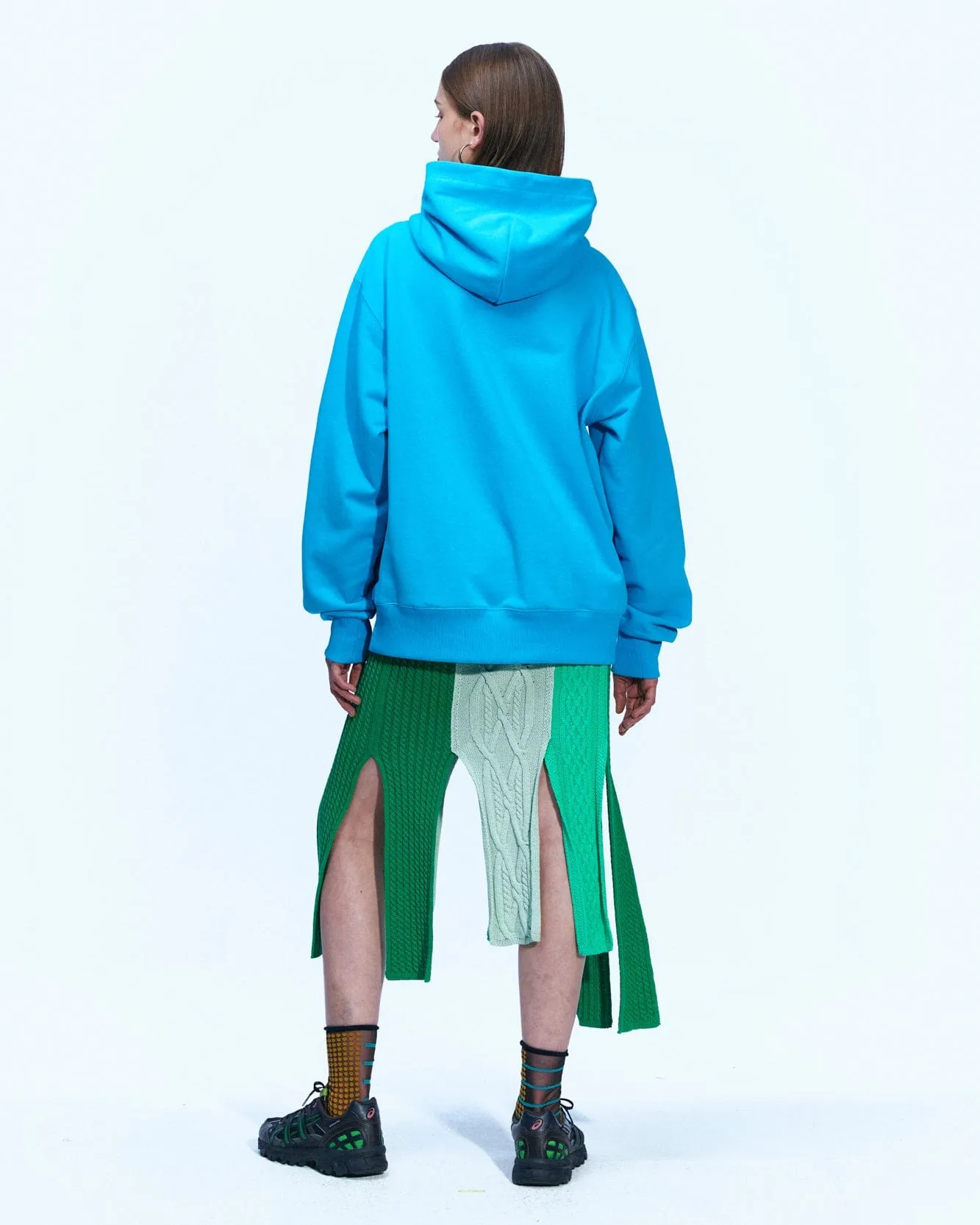 (ESSENTIAL) UNISEX NEW AB LOGO EMBROIDERY HOODIE atb898u(BLUE) sold by Andersson Bell product image thumbnail 5